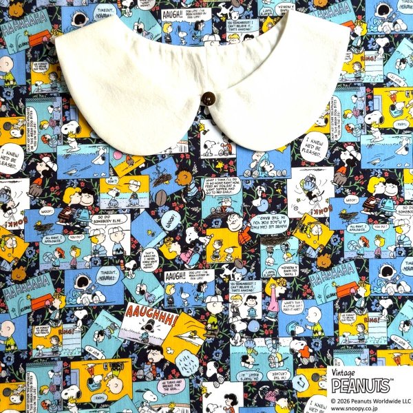 Photo3: 【1米 價格】🟣日本製｜💢 非 現貨｜100% 棉 ~ Liberty 柔軟的質地、輕盈｜Peanuts Collection Vol.3 漫畫宇宙｜2026年 2月 (3)