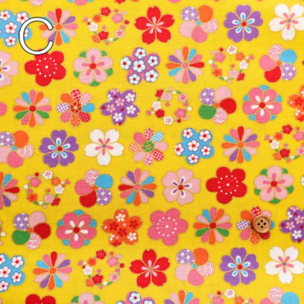 Photo4: 【1米 價格】🟡日本製｜💢 非 現貨｜100% 棉 ~ 薄棉｜日式 和風 花朵 櫻花｜2026年 2月 (4)