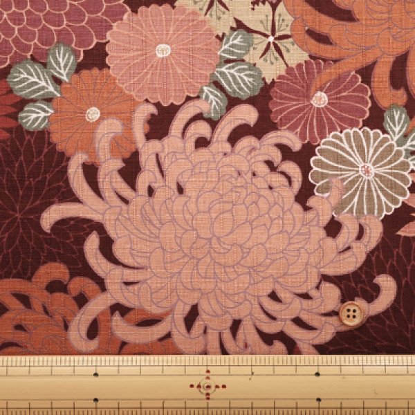 Photo5: 【1米 價格】🟡日本製｜💢 非 現貨｜100% 棉 ~ 南方十字印花 布料厚度適中｜日式 和風 花朵｜2026年 (5)