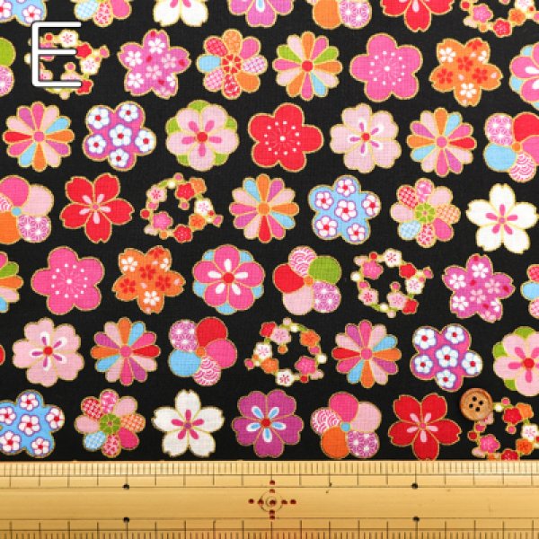 Photo6: 【1米 價格】🟡日本製｜💢 非 現貨｜100% 棉 ~ 薄棉｜日式 和風 花朵 櫻花｜2026年 2月 (6)