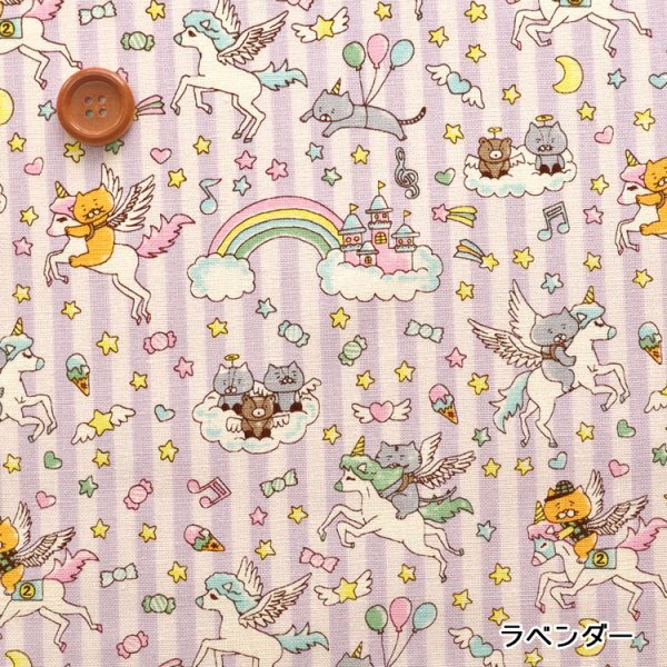 Photo5: 【1米 價格】🟤日本製｜💢 非 現貨｜100% 棉 ~ 10號帆布｜動物 貓咪 獨角馬｜2026年 (5)