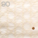 Photo3: 【1米 價格】🟡日本製｜💢 非 現貨｜100% 棉 ~ 薄｜剌繡 花環｜2026年 (3)