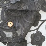 Photo8: 【1米 價格】🟡日本製｜💢 非 現貨｜100% Polyester ~ 薄紗｜剌繡 花朵｜2026年 (8)
