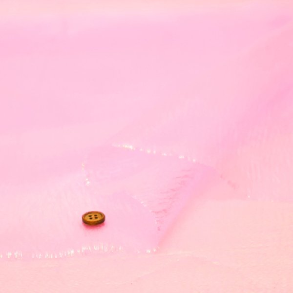 Photo4: 【1米 價格】🟡日本製｜💢 非 現貨｜🇯🇵 日本製｜70% Polyester 30% Nylon ~ 珠光波紋布料 純色 20-粉紅 (4)