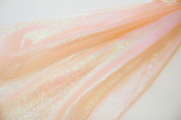 Photo3: 【1米 價格】🟡日本製｜💢 非 現貨｜🇯🇵 日本製｜70% Polyester 30% Nylon ~ 珠光波紋布料 純色 13-米白 (3)