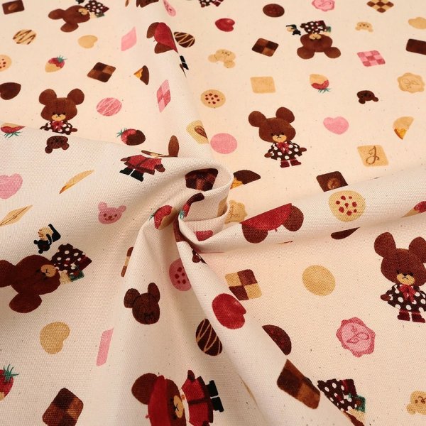 Photo2: 【1米 價格】🔴日本製｜💢 非 現貨｜🇯🇵 日本製｜100% 棉 ~ 牛津布｜The Bears' School 小熊學校｜2026年 3月 (2)