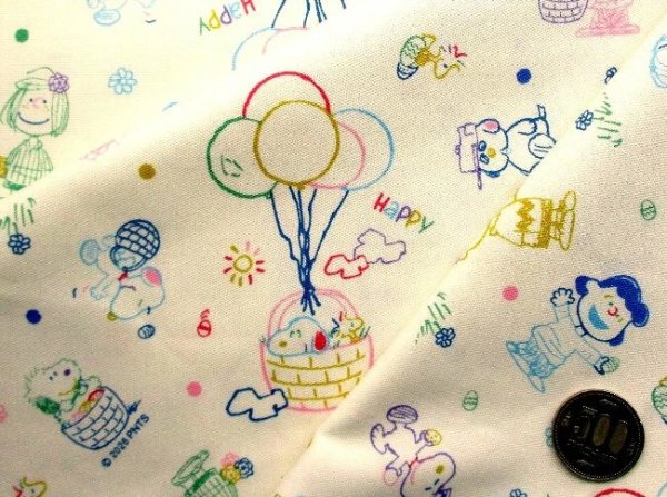 Photo3: 【1米 價格】🔵日本製｜💢 非 現貨｜🇯🇵 日本製｜100% 棉 ~ 牛津布｜Peanuts Snoopy｜2026年 3月 (3)
