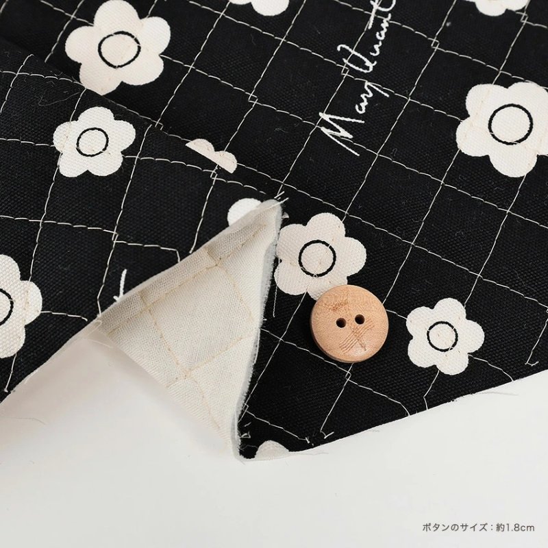 Photo6: 【日本選物｜預訂商品（約15–20日到貨）】🔴日本製｜絎縫 車棉布｜MARY QUANT 迷你雛菊 花朵｜2026年 (6)