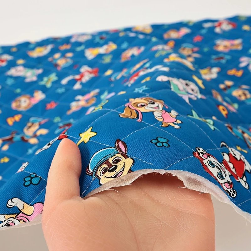 Photo2: 👍🏻日本正版幼稚園午睡床墊推薦布【日本選物|預訂商品(約15–20日到貨)】🔵日本製|絎縫 車棉布|Paw Patrol 汪汪隊立大功 卡通|2026年|附【😴幼稚園午睡套裝建議用量】