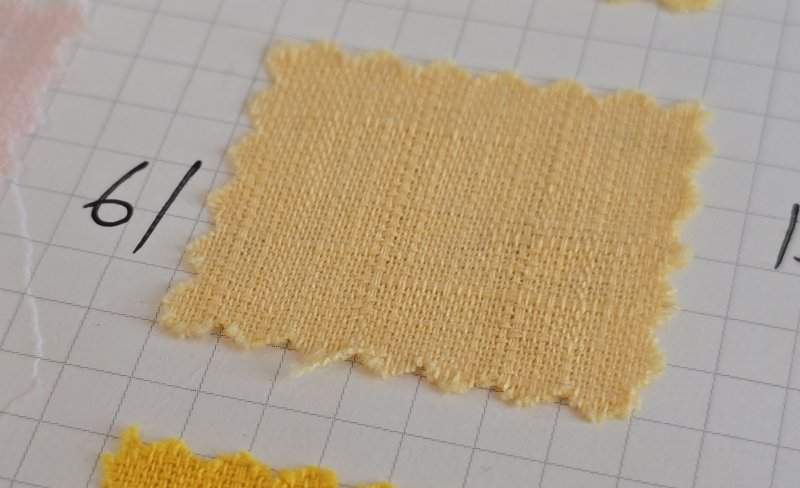 Photo1: 🌿自然文青感の布料｜🇹🇼 台灣製｜100%棉 節紗布｜素色🎨 61米黃 0.5碼 現貨 *少少印唔靚*｜💖 附 【用家真實分享 #04 文青頭飾】 (1)