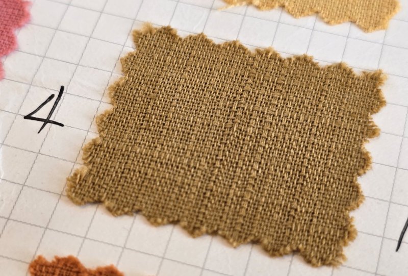 Photo1: 🌸最多用途の布料｜🇹🇼 台灣製｜100%棉 節紗布｜素色🎨 4-深土黃 1碼 現貨｜💖 附 【用家真實分享 #07 花朵花瓣🌸布盒裡布】 (1)