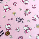 Photo7: 💕Hello Kitty 控【日本選物｜預訂商品（約15–20日到貨）】🟣日本製｜100% 棉 ~ 牛津布｜Sanrio Hello Kitty卡通 夏日｜2026年 4月｜💡附 建議用途 (7)