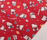Photo2: 💕Hello Kitty 控【日本選物｜預訂商品（約15–20日到貨）】🟣日本製｜100% 棉 ~ 牛津布｜Sanrio Hello Kitty卡通 昭和時代 復古 英文字母｜2026年 4月｜💡附 【大容量 手提袋 做法及用布量】 (2)