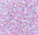 Photo8: 💖Kuromi × Liberty 聯名印花布【日本選物｜預訂商品（約15–20日到貨）】🟥日本製｜100% 棉 ~ Liberty Tana Lawn 柔滑親膚・適合製作服裝｜Sanrio Kuromi｜2026年 5月｜ (8)