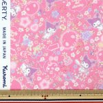 Photo5: 💖Kuromi × Liberty 聯名印花布【日本選物｜預訂商品（約15–20日到貨）】🟥日本製｜100% 棉 ~ Liberty Tana Lawn 柔滑親膚・適合製作服裝｜Sanrio Kuromi｜2026年 5月｜ (5)