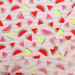 Photo2: 🍉充滿夏天感覺【日本選物｜預訂商品（約15–20日到貨）】🟡日本製｜100% 棉 床單厚度｜西瓜｜2026年 5月｜附【小朋友短褲教學】 (2)