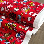 Photo7: 💕Hello Kitty 控【日本選物｜預訂商品（約15–20日到貨）】🟣日本製｜100% 棉 ~ 牛津布｜Sanrio Hello Kitty卡通 混撘款｜2026年 5月｜💡附 【大容量 手提袋 做法及用布量】 (7)