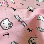 Photo7: 💕Hello Kitty 控【日本選物｜預訂商品（約15–20日到貨）】🟣日本製｜100% 棉 ~ 牛津布｜Sanrio Hello Kitty卡通｜2026年 5月｜💡附 【小朋友簡單連身裙教學】 (7)