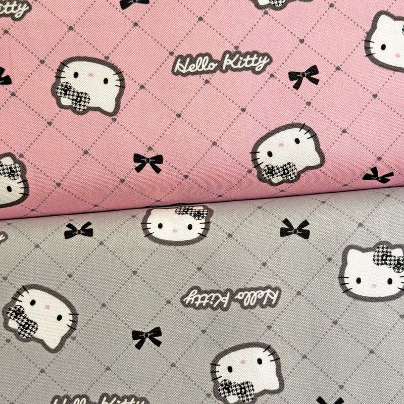 Photo2: 💕Hello Kitty 控【日本選物｜預訂商品（約15–20日到貨）】🟣日本製｜100% 棉 ~ 牛津布｜Sanrio Hello Kitty卡通｜2026年 5月｜💡附 【小朋友簡單連身裙教學】 (2)