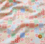 Photo4: 💖可愛拼布風【日本選物｜預訂商品（約15–20日到貨）】🟫日本製｜100% 棉 床單厚度｜可愛拼布風｜2026年 5月 (4)