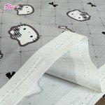 Photo4: 💕Hello Kitty 控【日本選物｜預訂商品（約15–20日到貨）】🟣日本製｜100% 棉 ~ 牛津布｜Sanrio Hello Kitty卡通｜2026年 5月｜💡附 【小朋友簡單連身裙教學】 (4)
