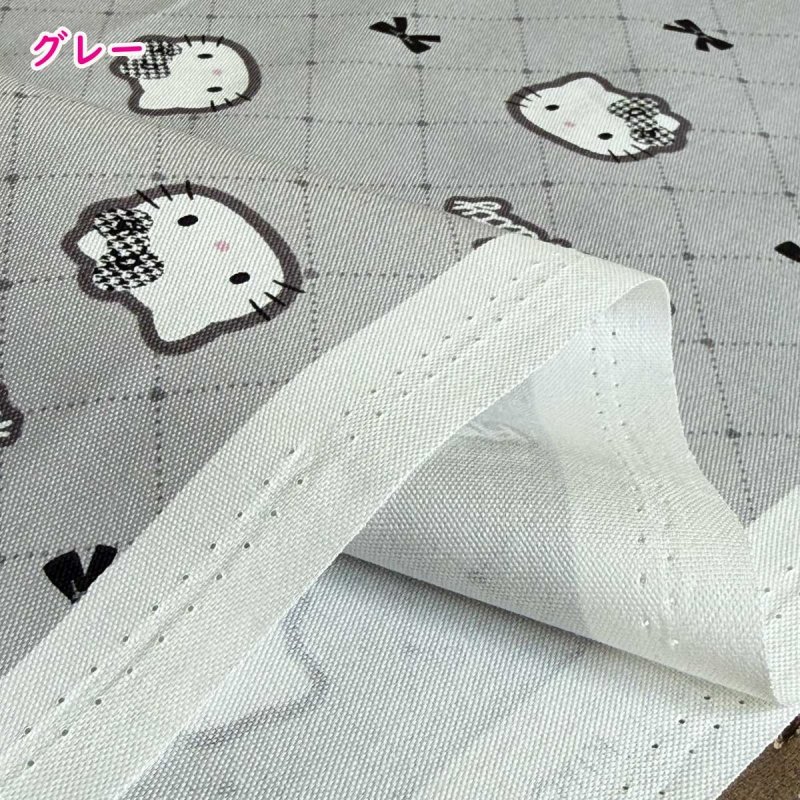 Photo4: 💕Hello Kitty 控【日本選物｜預訂商品（約15–20日到貨）】🟣日本製｜100% 棉 ~ 牛津布｜Sanrio Hello Kitty卡通｜2026年 5月｜💡附 【小朋友簡單連身裙教學】 (4)