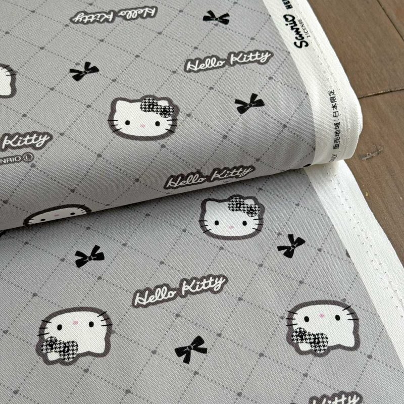 Photo3: 💕Hello Kitty 控【日本選物｜預訂商品（約15–20日到貨）】🟣日本製｜100% 棉 ~ 牛津布｜Sanrio Hello Kitty卡通｜2026年 5月｜💡附 【小朋友簡單連身裙教學】 (3)