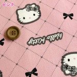 Photo6: 💕Hello Kitty 控【日本選物｜預訂商品（約15–20日到貨）】🟣日本製｜100% 棉 ~ 牛津布｜Sanrio Hello Kitty卡通｜2026年 5月｜💡附 【小朋友簡單連身裙教學】 (6)