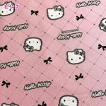 Photo8: 💕Hello Kitty 控【日本選物｜預訂商品（約15–20日到貨）】🟣日本製｜100% 棉 ~ 牛津布｜Sanrio Hello Kitty卡通｜2026年 5月｜💡附 【小朋友簡單連身裙教學】 (8)