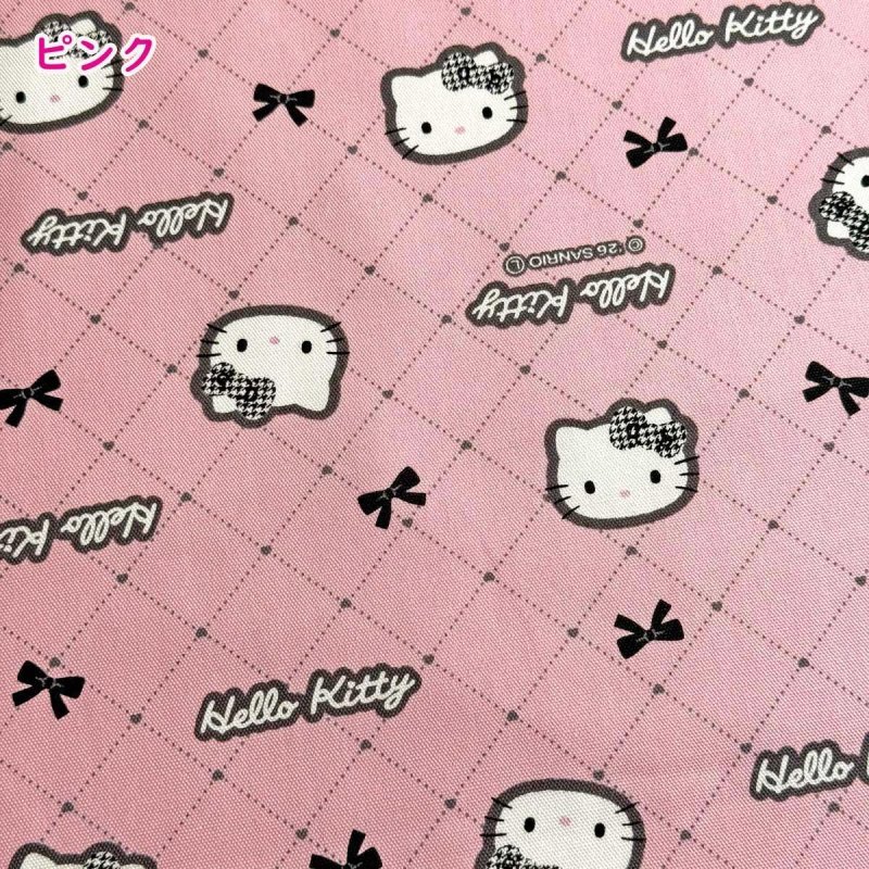 Photo8: 💕Hello Kitty 控【日本選物｜預訂商品（約15–20日到貨）】🟣日本製｜100% 棉 ~ 牛津布｜Sanrio Hello Kitty卡通｜2026年 5月｜💡附 【小朋友簡單連身裙教學】 (8)