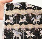 Photo4: ✨金色閃粉印花【日本選物｜預訂商品（約15–20日到貨）】🔴日本製｜100% 棉 床單厚度｜可愛動物 旋轉木馬｜2026年 5月 (4)