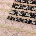 Photo2: ✨金色閃粉印花【日本選物｜預訂商品（約15–20日到貨）】🔴日本製｜100% 棉 床單厚度｜可愛動物 旋轉木馬｜2026年 5月 (2)