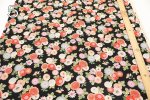 Photo8: 💖帶有自然細緻光澤感及挺身效果【日本選物｜預訂商品（約15–20日到貨）】🟡日本製｜100% 棉 薄 Shantung 布料 布面帶有不規則竹節紋理，富有手作與天然質感｜花朵 小菊｜2026年 5月 (8)