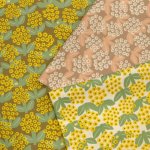 Photo2: 🪻最喜歡花的你【日本選物｜預訂商品（約15–20日到貨）】🟢日本製｜100% 棉 ~ 牛津布｜繡球花 花朵｜2026年 5月｜附💡【旅行收納袋 拉鏈款】簡單做法參考 (2)