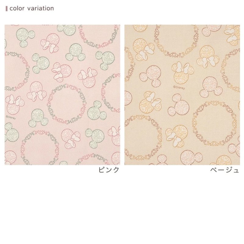 Photo2: 💖 米奇和米妮【日本選物｜預訂商品（約15–20日到貨）】🔴日本製｜100% 棉 ~ 床單厚度｜Disney Mickey Mouse & Minnie Mouse｜2026年 6月｜ (2)