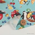 Photo5: 【日本選物｜預訂商品（約15–20日到貨）】🔴日本製｜100% 棉 ~ 牛津布｜Delicious animals 企鵝 動物 美味食物｜2026年 6月 (5)