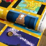 Photo5: 😍Rilakkuma 鬆弛熊【預訂商品（約15–20日到貨）】🟣日本製｜100% 棉 ~ 牛津布 數位印花｜動漫場景｜2026年 6月 (5)