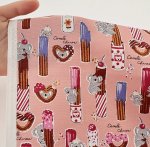 Photo3: 【預訂商品（約15–20日到貨）】🔴日本製｜100% 棉 ~ 牛津布｜Delicious animals 樹熊 koala 動物 美味食物｜2026年 6月 (3)