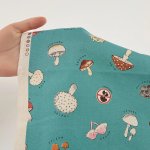 Photo5: 【日本選物｜預訂商品（約15–20日到貨）】🔴日本製｜100% 棉 ~ 牛津布｜毒蘑菇｜2026年 6月 (5)