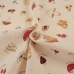 Photo4: 【日本選物｜預訂商品（約15–20日到貨）】🔴日本製｜100% 棉 ~ 牛津布｜毒蘑菇｜2026年 6月 (4)
