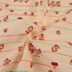 Photo4: 💕Chip 'n Dale【日本選物｜預訂商品（約15–20日到貨）】🔴日本製｜100% 棉 ~ 牛津布｜Disney 奇奇蒂蒂 復古童趣｜2026年 6月 (4)