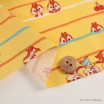 Photo3: 💕Chip 'n Dale【日本選物｜預訂商品（約15–20日到貨）】🔴日本製｜100% 棉 ~ 牛津布｜Disney 奇奇蒂蒂 復古童趣｜2026年 6月 (3)