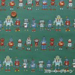Photo6: 🤖機械人【日本選物｜預訂商品（約 20 日到貨）】🟤日本製｜100% 棉 床單厚度｜童趣與復古感 活潑感十足 男孩子方向｜2026年 6月 (6)
