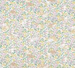 Photo2: 💖Cinnamoroll × Liberty【日本選物｜預訂商品（約 20 日到貨）】🟥日本製｜100% 棉 ~ Liberty Tana Lawn 柔滑親膚・適合製作服裝｜Sanrio 玉桂狗 手繪野生花叢 雛菊 風鈴草 ｜2026年 (2)