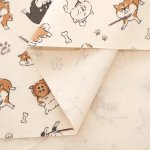 Photo3: 🐶抗拒散步的柴犬【日本選物｜預訂商品（約 20 日到貨）】🟡日本製｜100% 棉 ~ 牛津布｜動物 柴犬 狗骨頭｜2026年 7月 (3)