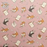 Photo4: 🐶抗拒散步的柴犬【日本選物｜預訂商品（約 20 日到貨）】🟡日本製｜100% 棉 ~ 牛津布｜動物 柴犬 狗骨頭｜2026年 7月 (4)