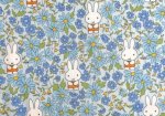 Photo14: Prairie Day🐰Miffy【預訂商品（約 20日到貨）】🟣日本製｜100% 棉 ~ Liberty Tana Lawn 棉布 💡非常輕薄💡柔軟💡透氣💡表面帶有一種類似絲綢咁光滑細緻嘅質感｜⭐米菲⭐罌粟與雛菊⭐線條簡潔的花朵⭐取自1963年繪本的米菲早期形象｜2026年 7月 (14)