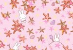 Photo11: Seaside Escape🐰Miffy【預訂商品（約 20日到貨）】🟣日本製｜100% 棉 ~ Liberty Tana Lawn 棉布 💡非常輕薄💡柔軟💡透氣💡表面帶有一種類似絲綢咁光滑細緻嘅質感｜⭐米菲⭐貝殼、海螺、海星⭐Miffy在海邊⭐懷舊氣息｜2026年 7月 (11)