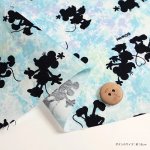 Photo4: 💕Micky & Minnie Mouse【預訂商品（約 20日到貨）】🔴日本製｜100% 棉 ~ 牛津布｜Disney Mickey & Minnie Mouse 迪士尼米奇與米妮剪影 柔和、復古 ｜2026年 7月 (4)