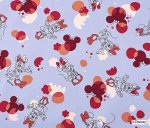 Photo7: 💕Minnie Mouse【預訂商品（約 20日到貨）】🔴日本製｜100% 棉 ~ 牛津布｜Disney Minnie Mouse 花朵與米妮 剪影｜2026年 7月 (7)